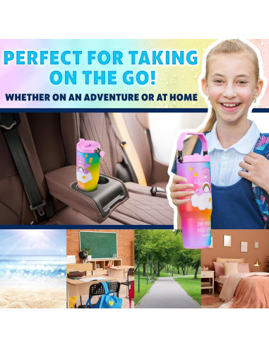 Taza aislada Get Trend Care Bears 850ml con popote y tapa