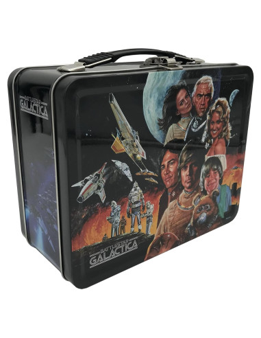 Tote de Lata Retro Fábrica Entretenimiento Battlestar Galactica