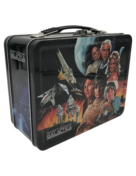 Tote de Lata Retro Fábrica Entretenimiento Battlestar Galactica