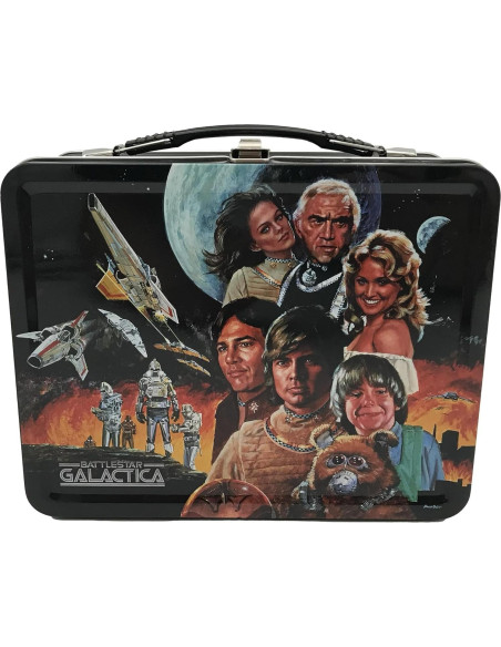 Tote de Lata Retro Fábrica Entretenimiento Battlestar Galactica