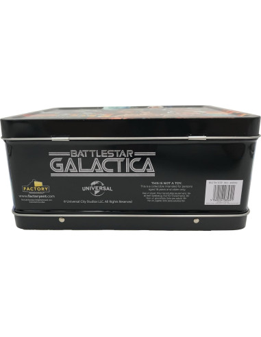 Tote de Lata Retro Fábrica Entretenimiento Battlestar Galactica