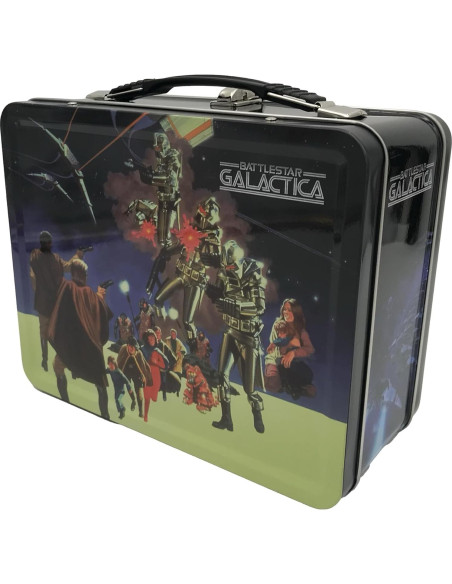 Tote de Lata Retro Fábrica Entretenimiento Battlestar Galactica