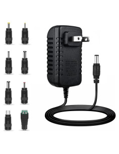 Fuente de Alimentación 12V 2A Annisite con 8 Enchufes Intercambiables