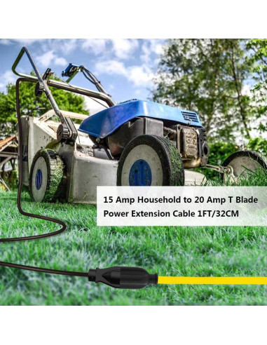 Adaptador de Enchufe AC 12AWG 15A a 20A Guoxu 32cm