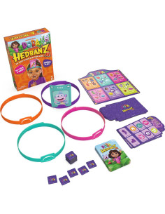 Juego de Cartas Hedbanz Jr. Dora la Exploradora - Spin Master, 2-4 Jugadores, 5+ Años 2