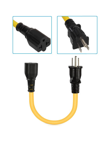 Adaptador de Enchufe AC 12AWG 15A a 20A Guoxu 32cm