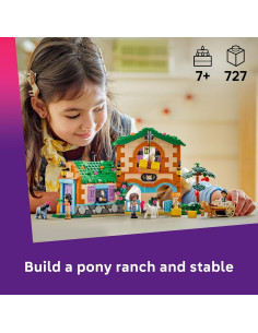 LEGO Friends Rancho de Ponis y Establo 42654 - Juguete 727 Piezas 2