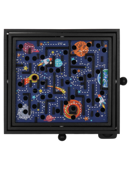 Juego de Laberinto de Madera Espacial STERLING 60 Puntos 32.4x29.2cm