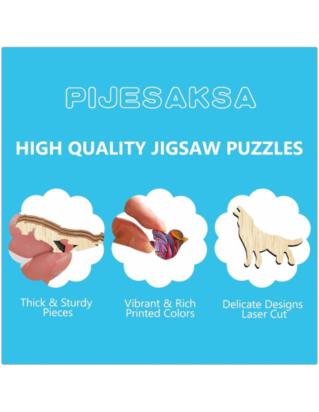 Rompecabezas de Madera Biblioteca del Dragón Pijesaksa 100 Piezas