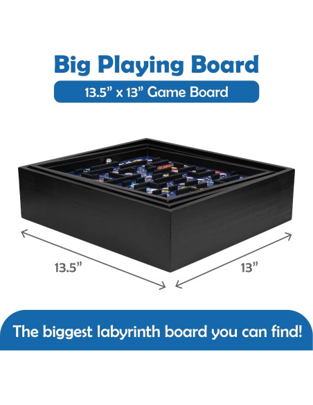 Juego de Laberinto de Madera Espacial STERLING 60 Puntos 32.4x29.2cm