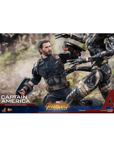 Figura de Acción Capitán América Hot Toys 1/6 Avengers Infinity War