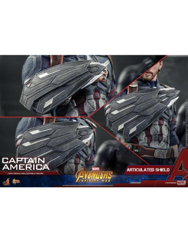 Figura de Acción Capitán América Hot Toys 1/6 Avengers Infinity War
