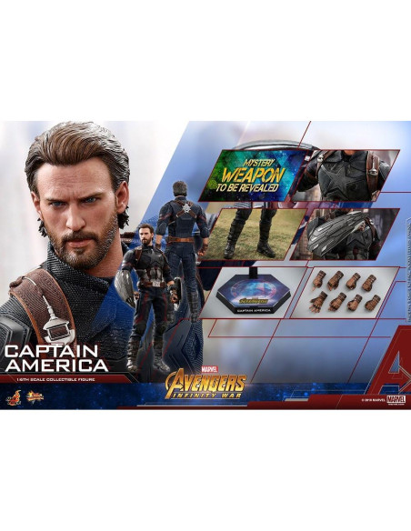 Figura de Acción Capitán América Hot Toys 1/6 Avengers Infinity War
