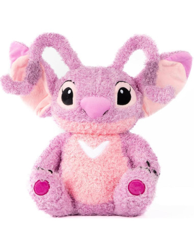 Almohada de Peluche con Peso Disney Jay Franco 38 cm Rosa Ángel