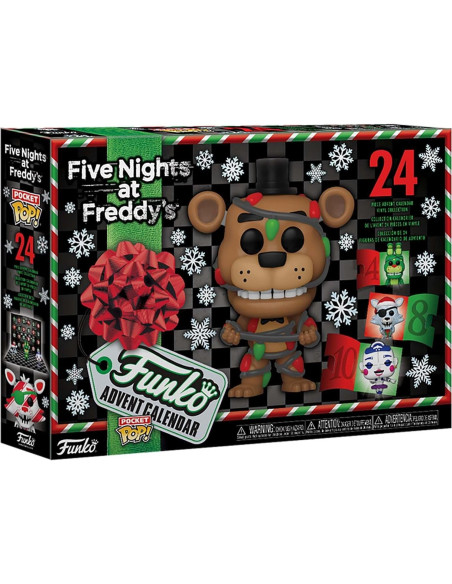 Calendario de Adviento Funko Pop! FNAF - 24 Mini Figuras Coleccionables