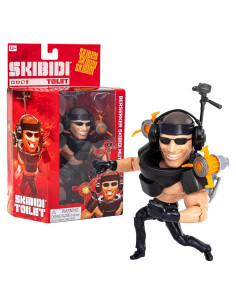 Figura Deluxe Skibidi Toilet Bonkers Toys 15.24 cm Coleccionable