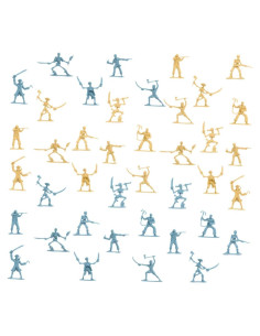 Figuras de Soldados Piratas ERINGOGO 100pcs Miniaturas 5.5cm