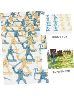 Figuras de Soldados Piratas ERINGOGO 100pcs Miniaturas 5.5cm 2