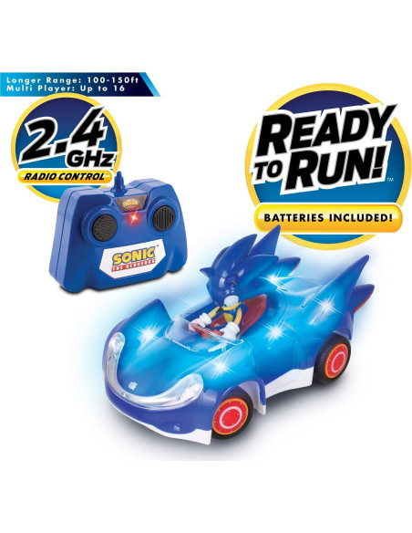 Auto RC Sonic Glow Racer NKOK 1:28 LED Listo para Correr