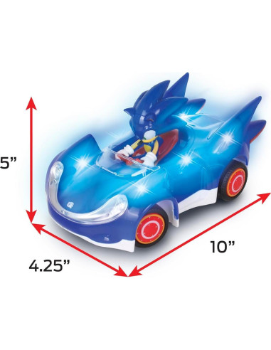 Auto RC Sonic Glow Racer NKOK 1:28 LED Listo para Correr