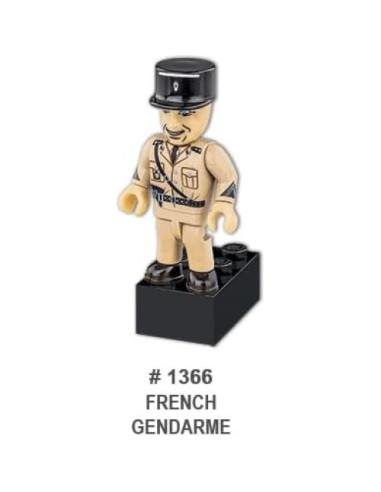 Llavero Militar Cobi Gendarme Francés WWII 5.1 cm