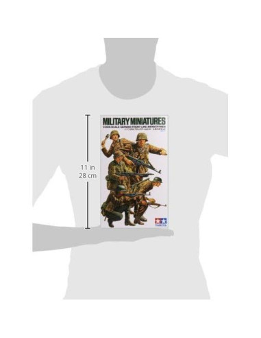 Kit de Modelo Tamiya Infantería Alemana WWII 1/35 - 5 Figuras