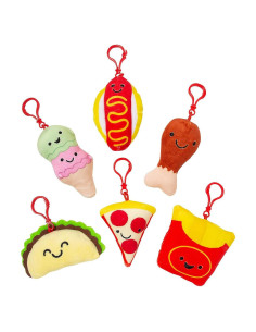 Llavero Clip de Mochila de Peluche Fun Express - 12 Piezas
