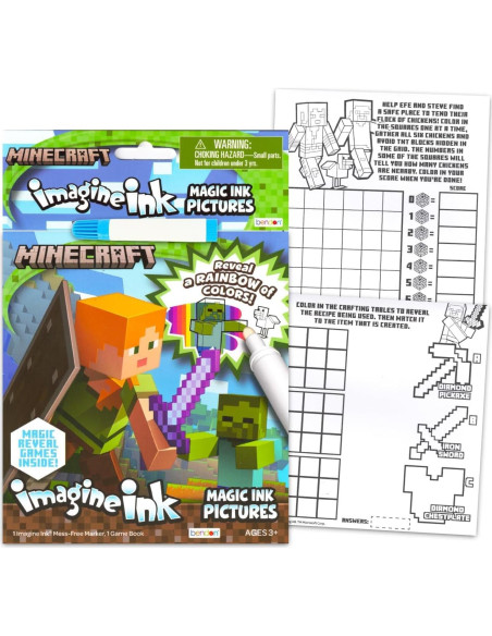 Conjunto de 6 Libros para Colorear Imagine Ink Bendon