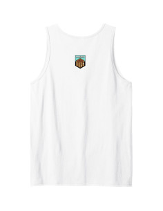 Camiseta Sin Mangas Minecraft Icono de Mesa de Crafteo Azul 2