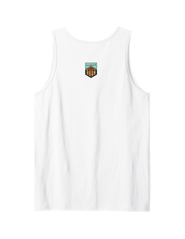 Camiseta Sin Mangas Minecraft Icono de Mesa de Crafteo Azul