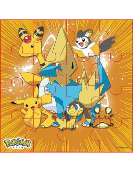 Rompecabezas Pokemon Myesha - Paquete de 6, 96 Piezas