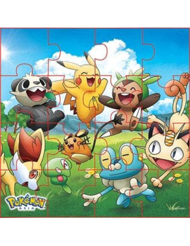 Rompecabezas Pokemon Myesha - Paquete de 6, 96 Piezas