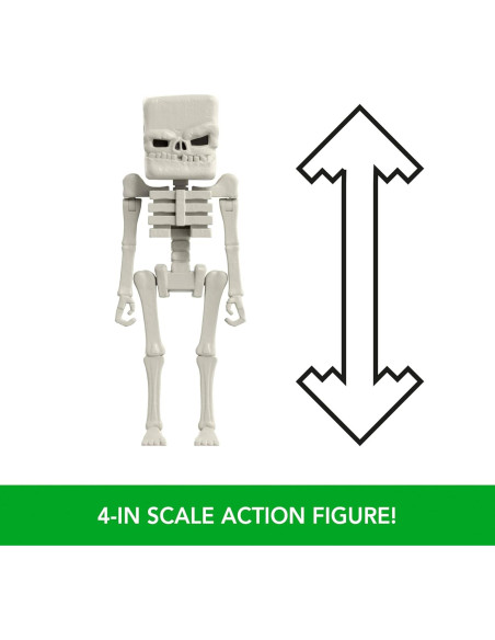 Juego de Historia Mattel Minecraft con 4 Figuras y 3 Accesorios