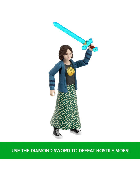 Juego de Historia Mattel Minecraft con 4 Figuras y 3 Accesorios