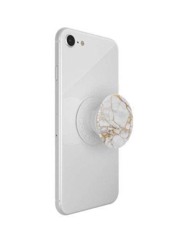 PopSockets Agarre para Teléfono Mármol Dorado 9g Intercambiable