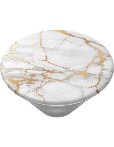 PopSockets Agarre para Teléfono Mármol Dorado 9g Intercambiable