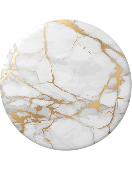 PopSockets Agarre para Teléfono Mármol Dorado 9g Intercambiable