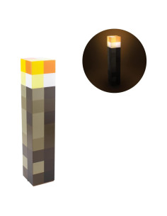 Luz de Antorcha Minecraft Paladone - 12.7 cm, 2 Modos LED