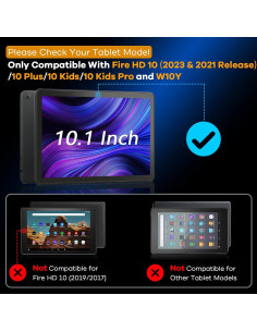 Protector de Pantalla AACL Vidrio Templado 10" para Fire HD 10 2
