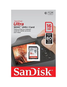 Paquete de 10 Tarjetas SanDisk Ultra 16GB Clase 10 SDHC 2