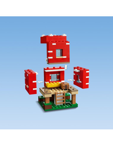 LEGO Minecraft La Casa Hongo 21179 Juguete de Construcción 272 Piezas