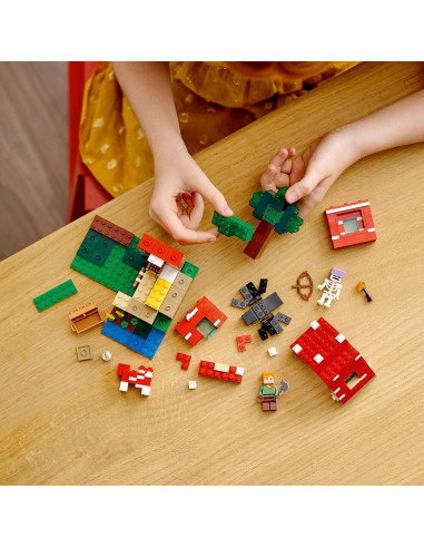 LEGO Minecraft La Casa Hongo 21179 Juguete de Construcción 272 Piezas