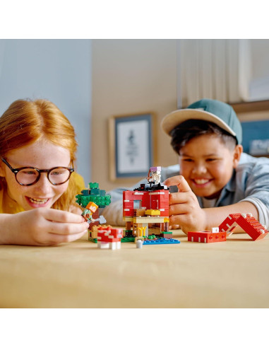 LEGO Minecraft La Casa Hongo 21179 Juguete de Construcción 272 Piezas