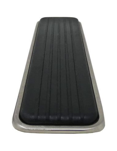 Cuña de puerta metálica Shepherd Hardware 3314 níquel satinado