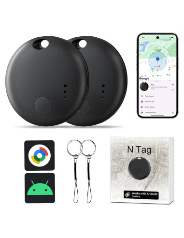 Rastreador Bluetooth GLOBELEC para Android - 2 Pack, Etiquetas de Ubicación