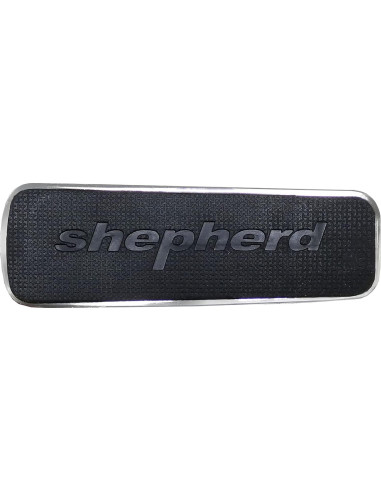 Cuña de puerta metálica Shepherd Hardware 3314 níquel satinado