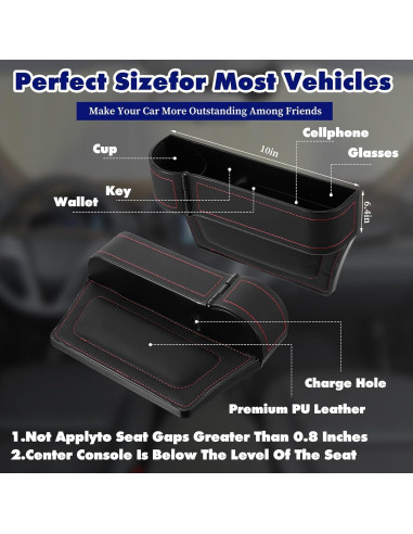 Organizador de Asiento de Auto PercyEffie con Soporte de Vaso