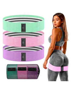 Bandas de Resistencia ZENO 3 Niveles Antideslizantes para Fitness