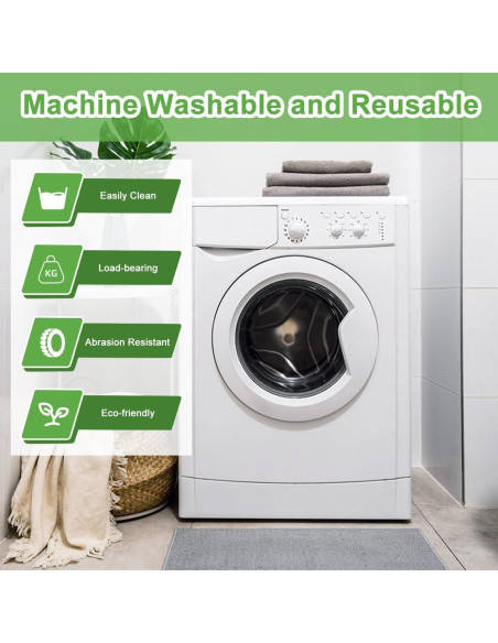 8 Bolsas de Compras Reutilizables Ecológicas Floral 60x38cm