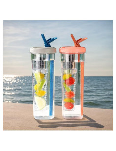 Botella de Agua con Infusor LFRNZS 710ml Rosa y Azul